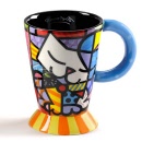 romero-britto-mok-drinkbeker-met-katten-illustratie